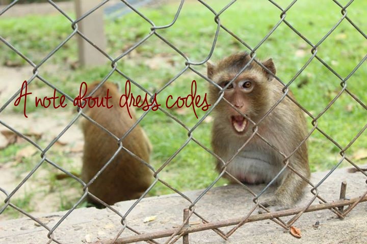 A note about dress codes